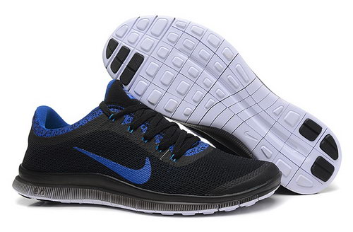 Nike Free 3.0 V6 Ext Mens Shoes Black Ocean Blue Outlet Online